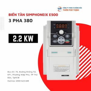 Biến tần Simphoenix E500 2.2 kW 3 Pha 380V