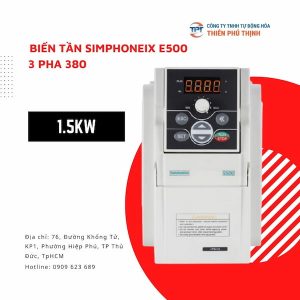 Biến tần Simphoenix E500 1.5 kW 3 Pha 380V