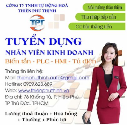 nhân viên kinh doanh thiết bị điên công nghiệp