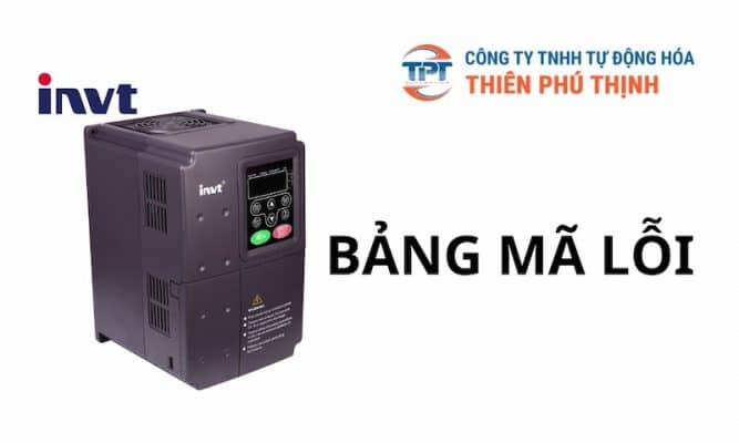 Bang ma loi bien tan INVT